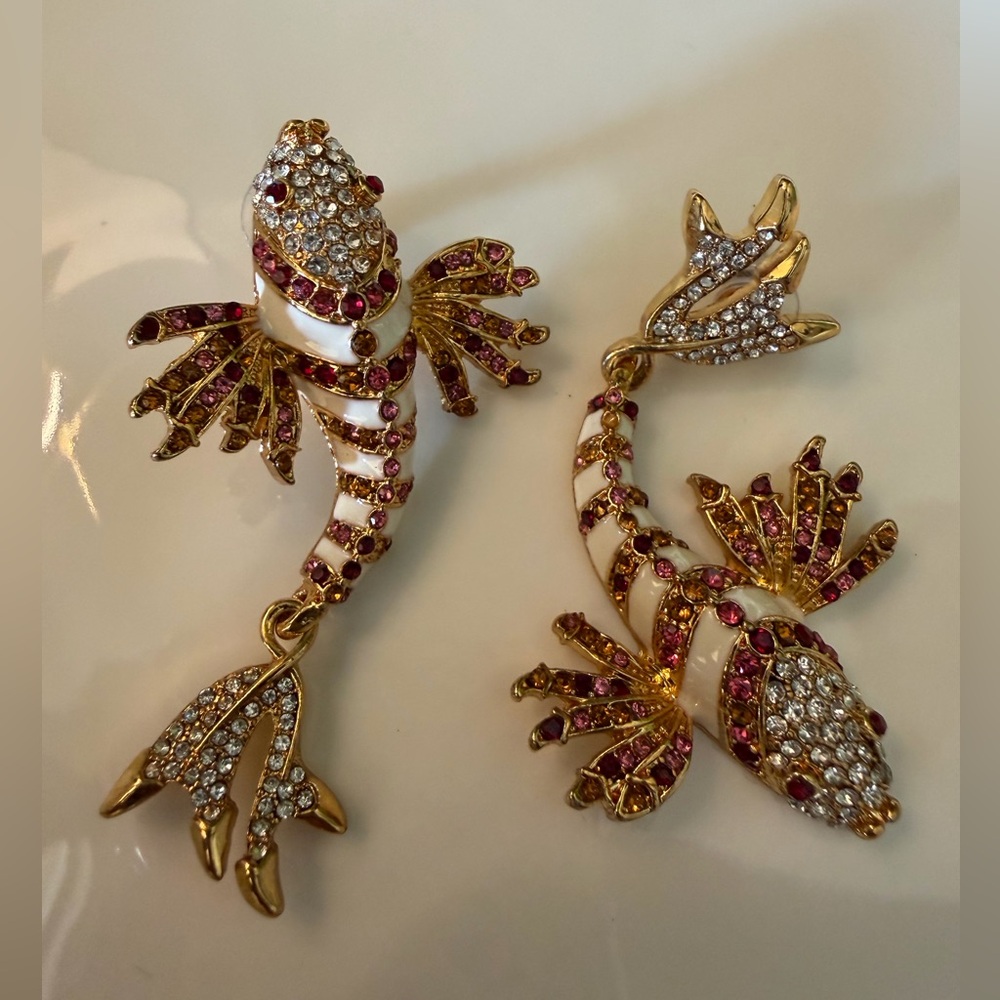 Koi Fish Statement Earrings